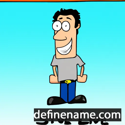 cartoon of the name Steeve