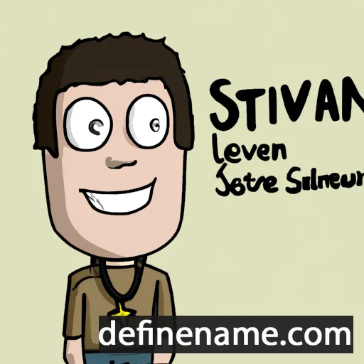 cartoon of the name Steeven