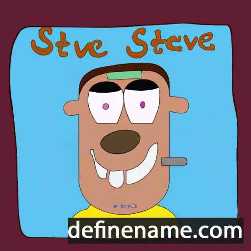 cartoon of the name Steevie