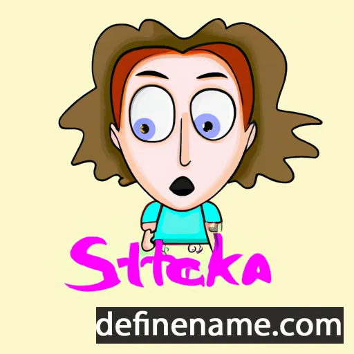 cartoon of the name Stefanka