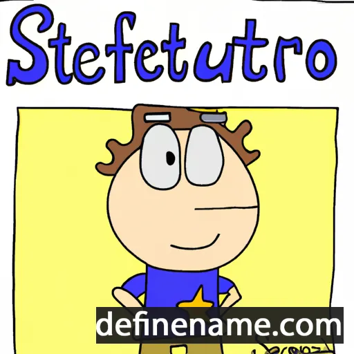 cartoon of the name Stefanuccio