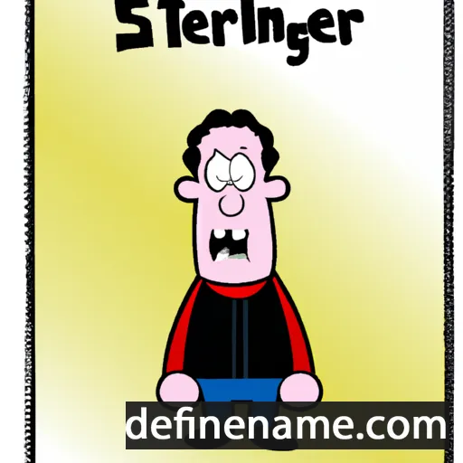 cartoon of the name Steinbiǫrg