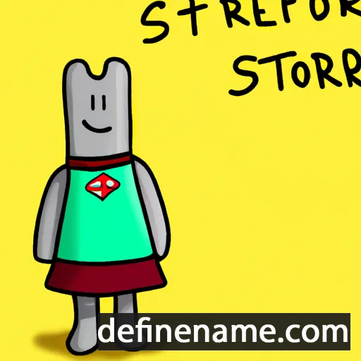 cartoon of the name Steinbjørg