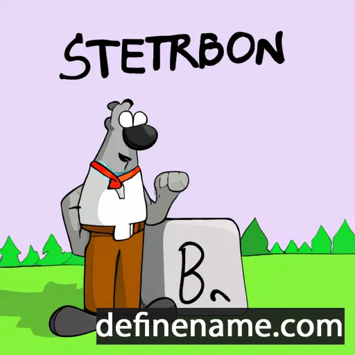 Steinbjørn cartoon