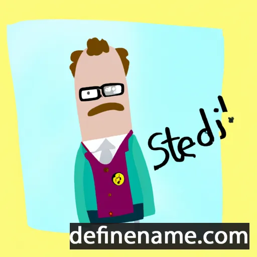 cartoon of the name Steindís