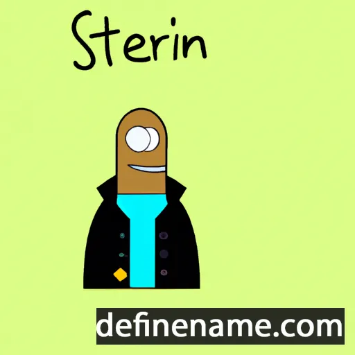 cartoon of the name Steinfinnr