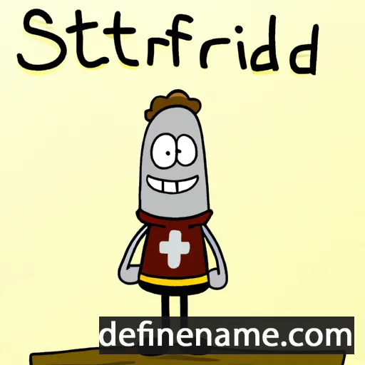 cartoon of the name Steinfrid