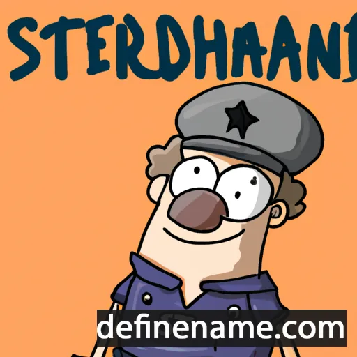 cartoon of the name Steinhard