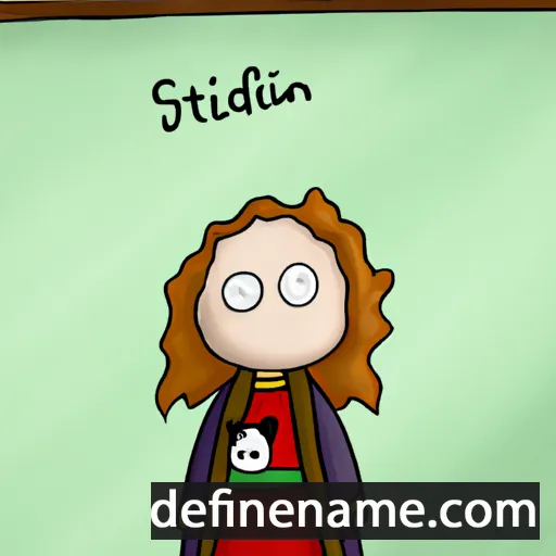 Steinhildur cartoon