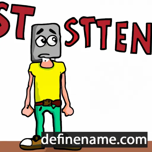 cartoon of the name Steini