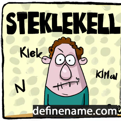 Steinkell cartoon