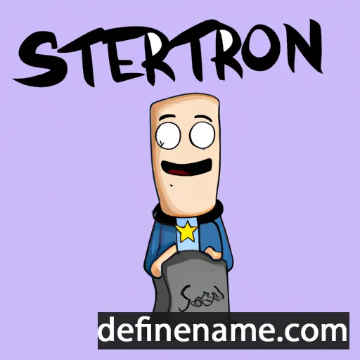 cartoon of the name Steinþór