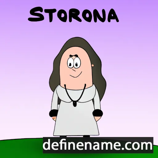 cartoon of the name Steinþóra