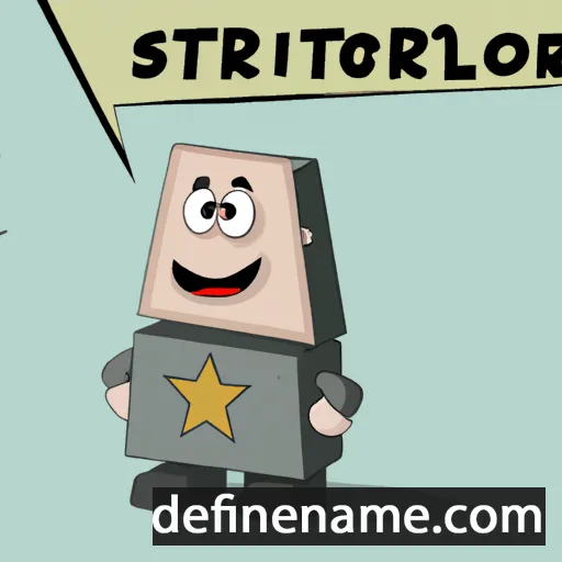 cartoon of the name Steinþórir