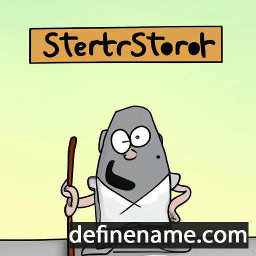 cartoon of the name Steintór