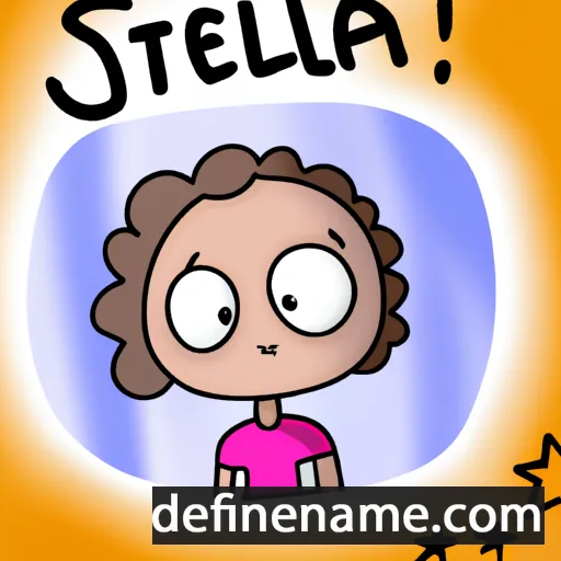 Stellah cartoon