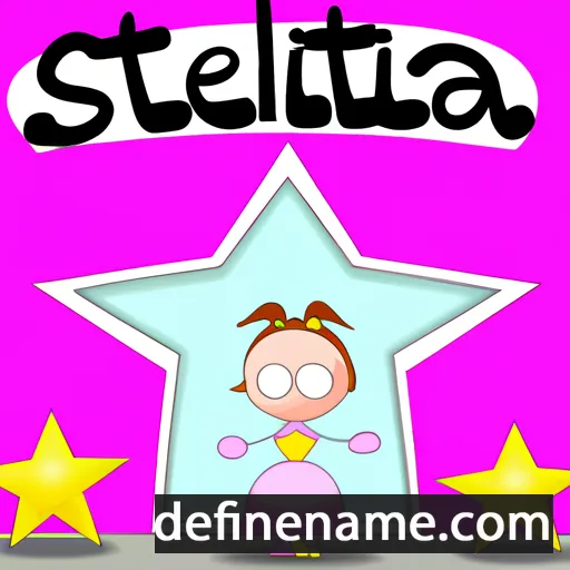 cartoon of the name Stellina