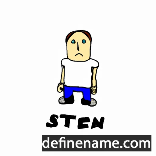 cartoon of the name Sten