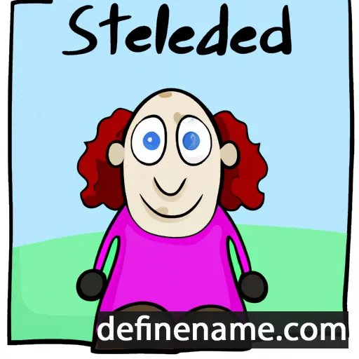 cartoon of the name Stenhild