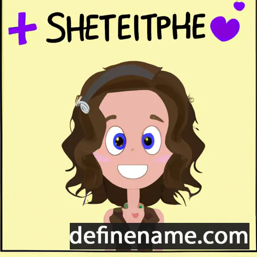 cartoon of the name Stephaine