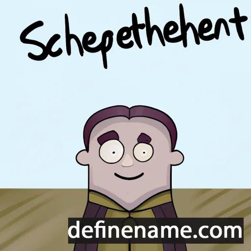 cartoon of the name Stephano