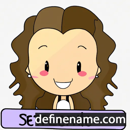 cartoon of the name Stephie