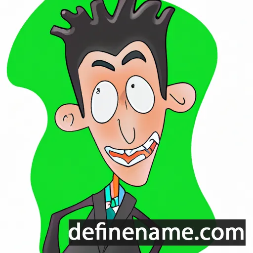 cartoon of the name Stephin