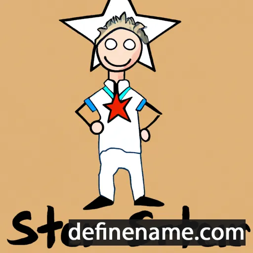 cartoon of the name Sterenn