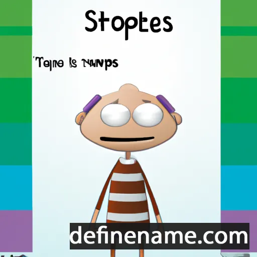 cartoon of the name Steropes