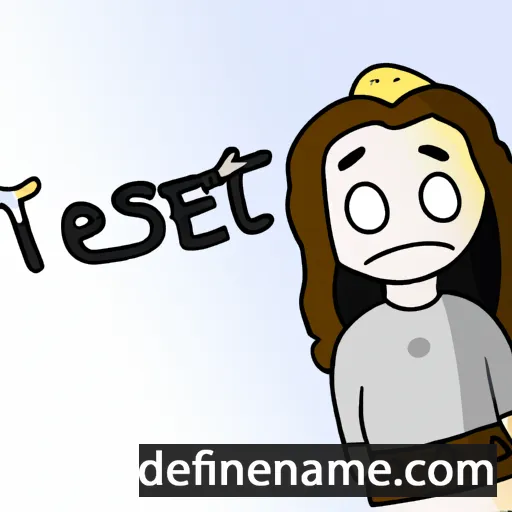 cartoon of the name Stessie