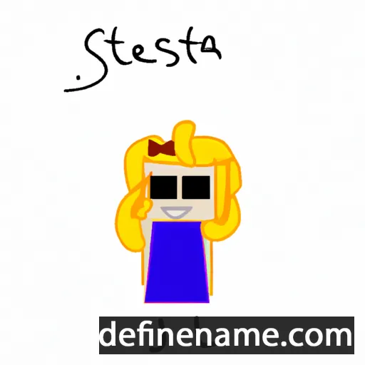 Stetsia cartoon