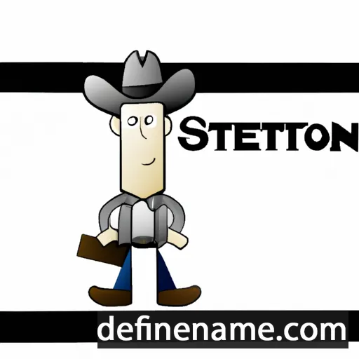 cartoon of the name Stetson