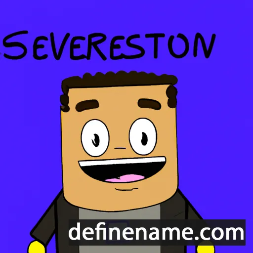 cartoon of the name Stevenson