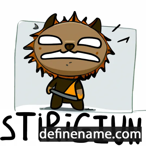 cartoon of the name Stígrún