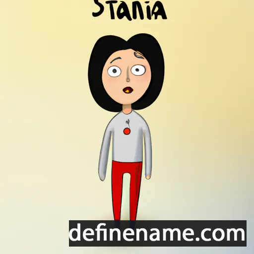 cartoon of the name Stîna