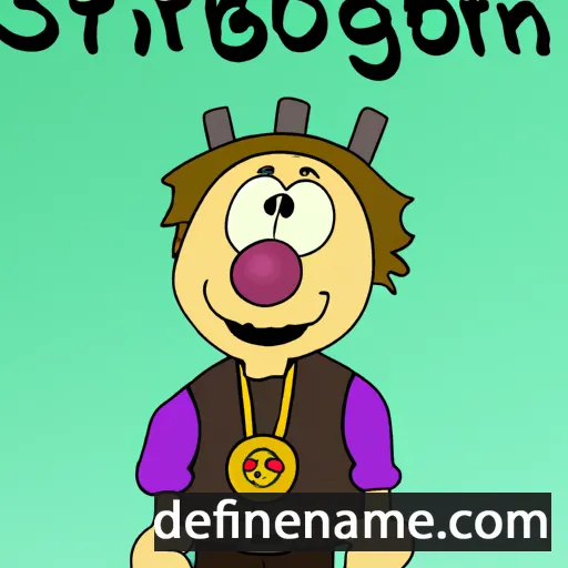 Stigbjörn cartoon