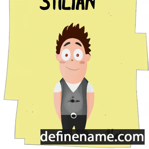 cartoon of the name Stilian