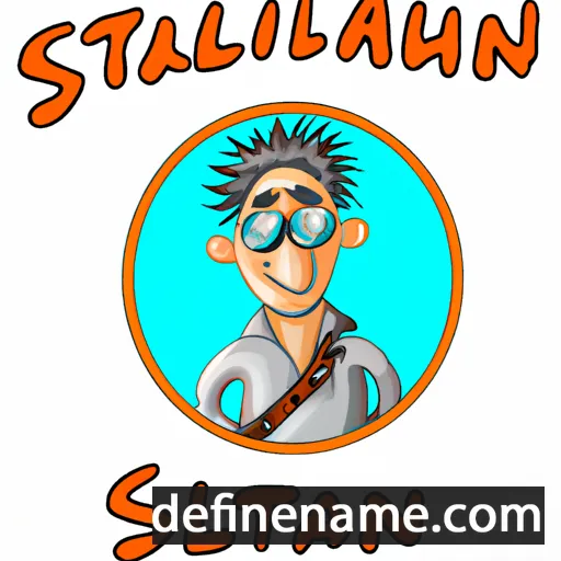 cartoon of the name Stiliyan