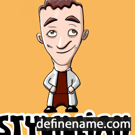 cartoon of the name Stilyan