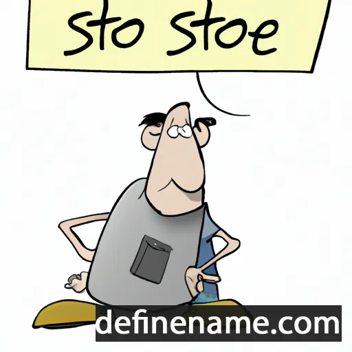 Stoe cartoon