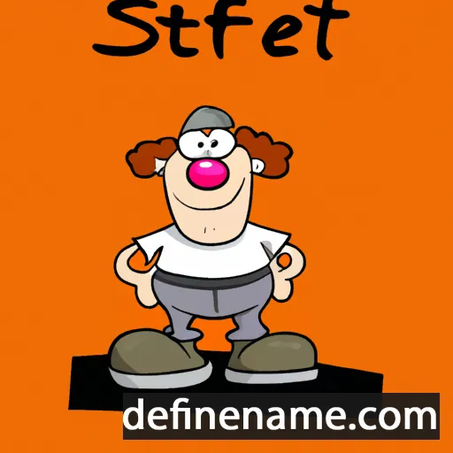 cartoon of the name Stoffel