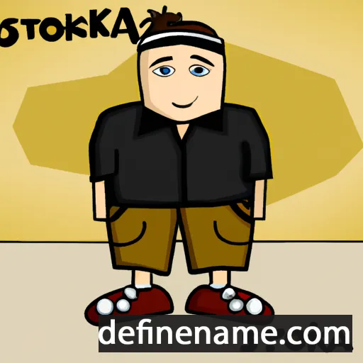 cartoon of the name Stojka