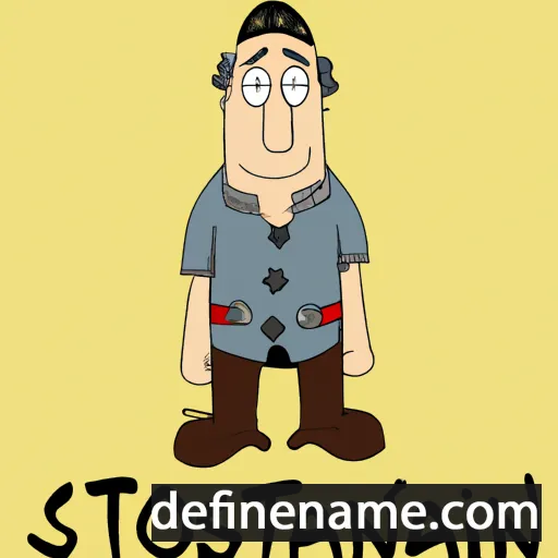 cartoon of the name Stojkan