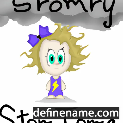 Stormey cartoon