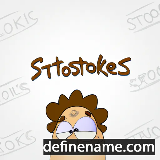 cartoon of the name Stratokles