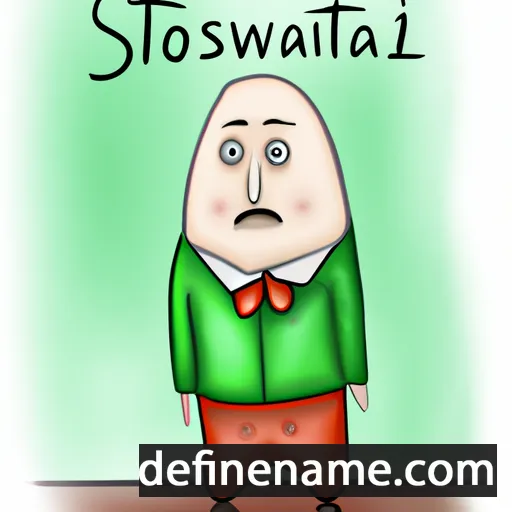 Stronisław cartoon