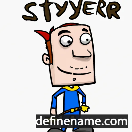 cartoon of the name Stryver