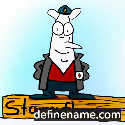 cartoon of the name Sturmhorst