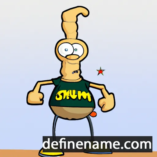 cartoon of the name Sturmio