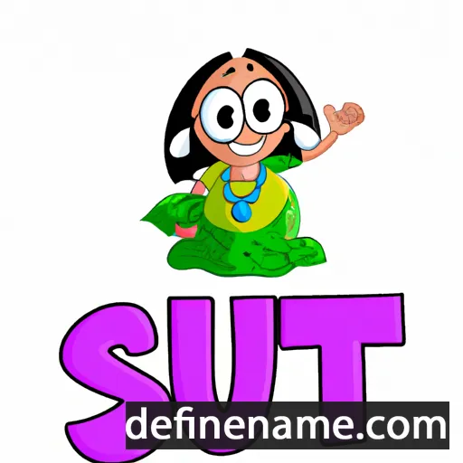 cartoon of the name Stuti